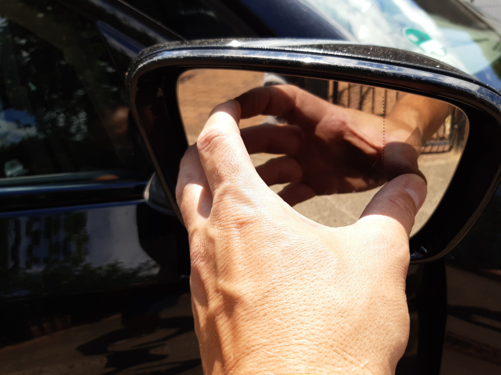 Rückspiegel / Aussenspiegel / Spiegelglas auswechseln Opel Astra G